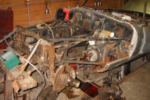 1. E-type demontering pågår
