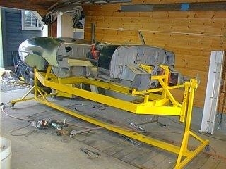 2. E-type spent opp i selvkonstruert jigg